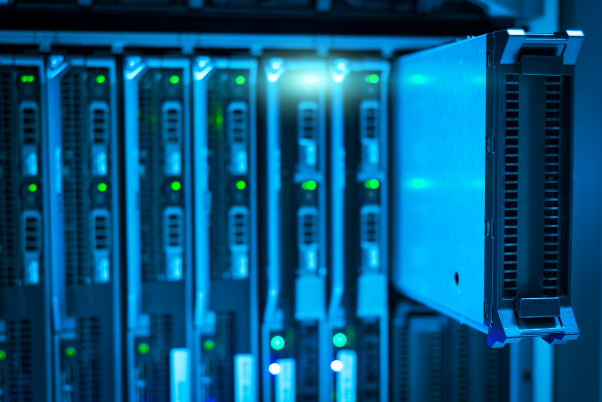 S3 server rack infrastructure for scalable file storage and upload handling