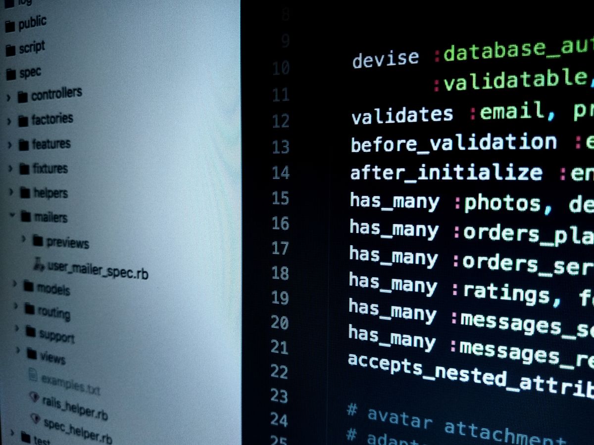 NestJS API key guard implementation — close-up of programming code on a computer monitor highlighting software development