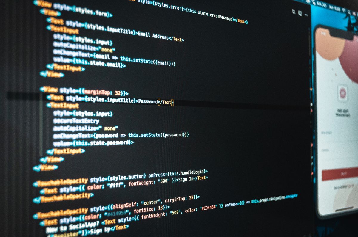 Computer screen displaying program code, representing the development work involved in implementing job retry strategies